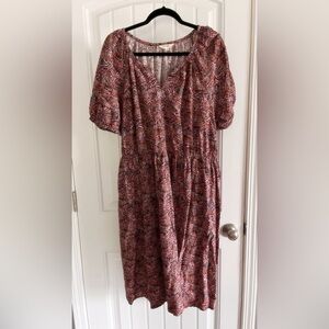 Terra & Sky Multicolor Midi Dress